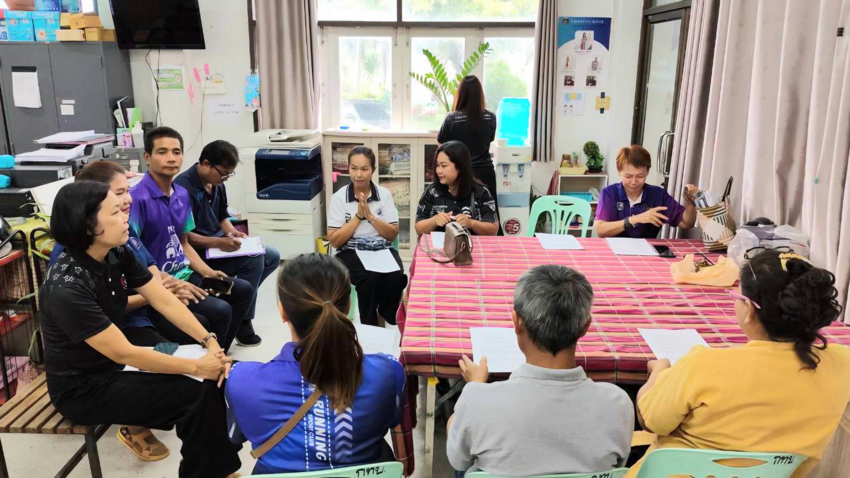 พช.หนองนาคำ: ประชุมผู้นำอาสาพัฒนาชุมชน (ผู้นำ อช.)
